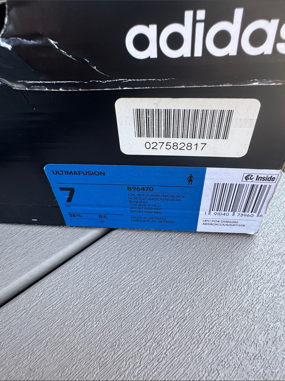 Adidas Black Knit Slip-On Sneakers with White Soles - Picture 4 of 5